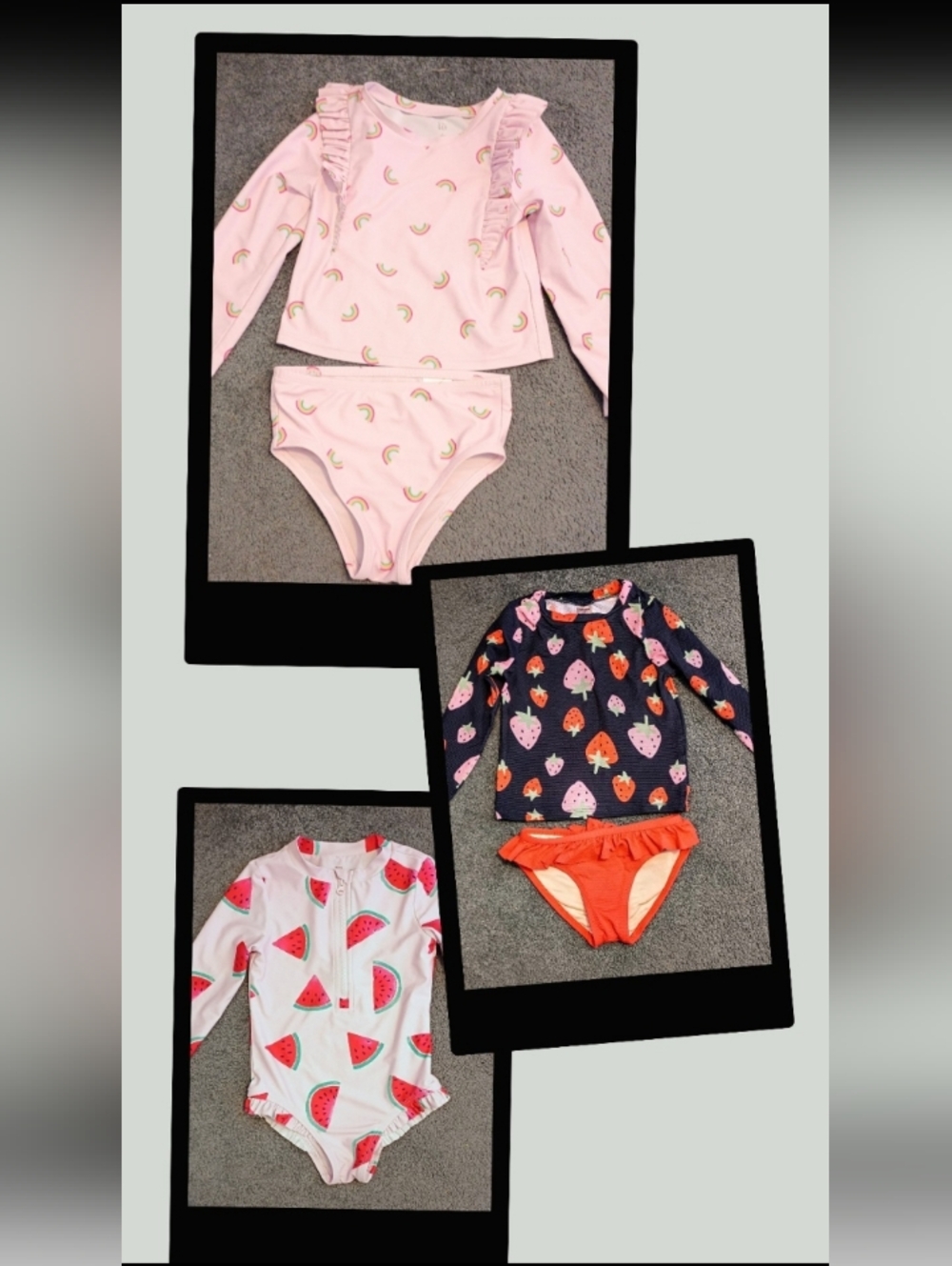 Toddler Girl Bathing Suit Bundle